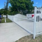 Metal fence and gate