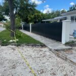 Metal fence