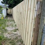 Wooden fence